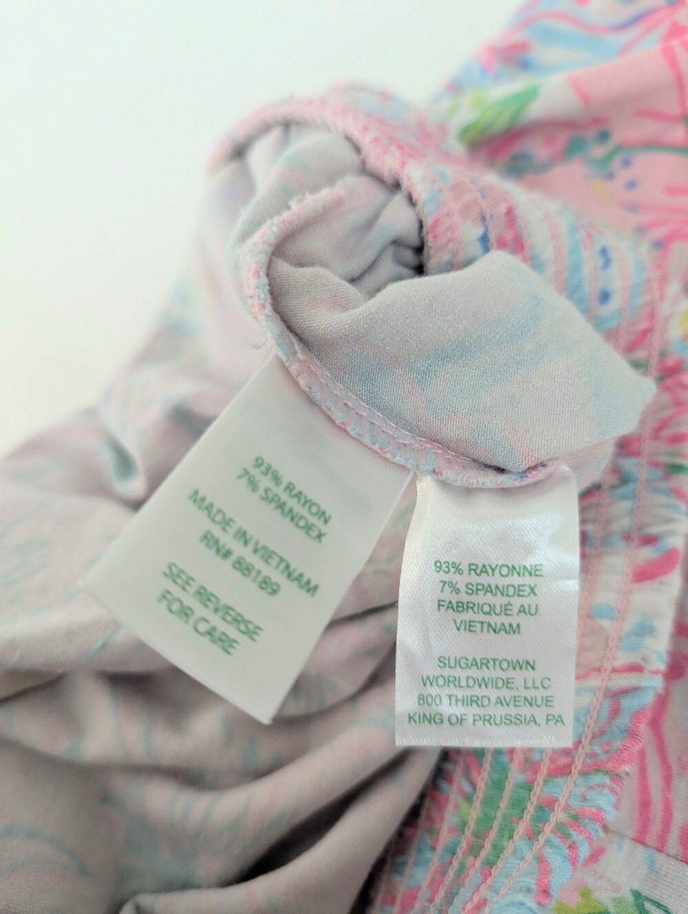 Lilly Pulitzer Wide Leg Palazzo Stretchy Pants Medium - Picture 8 of 8